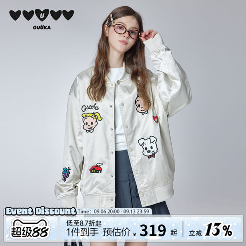 GUUKA&原田治联名横须贺棒球服