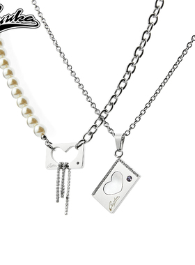 GUUKA潮牌情侣珍珠项链