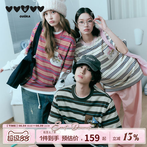 GUUKA&原田治联名纯棉短袖T恤