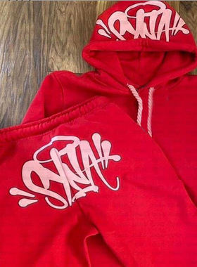 Loose printed men's hooded sweatshirt跨境宽松印男连帽卫衣