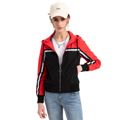 Women's thin short windbreaker jacket raincoat薄款风衣女外套