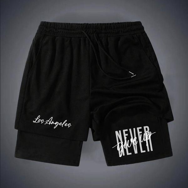 Men's loose sports and fitness shorts男宽松潮流运动健身短裤