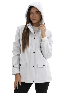 Women fleece hooded windbreaker女连帽风衣复合加绒防泼水外套