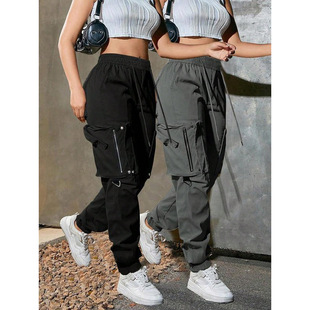 Women workwear casual pants美式工装休闲裤女运动户外机车登山