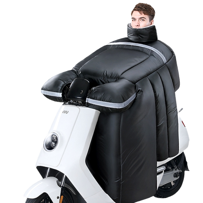 电动车挡风被冬季加绒加厚电瓶车