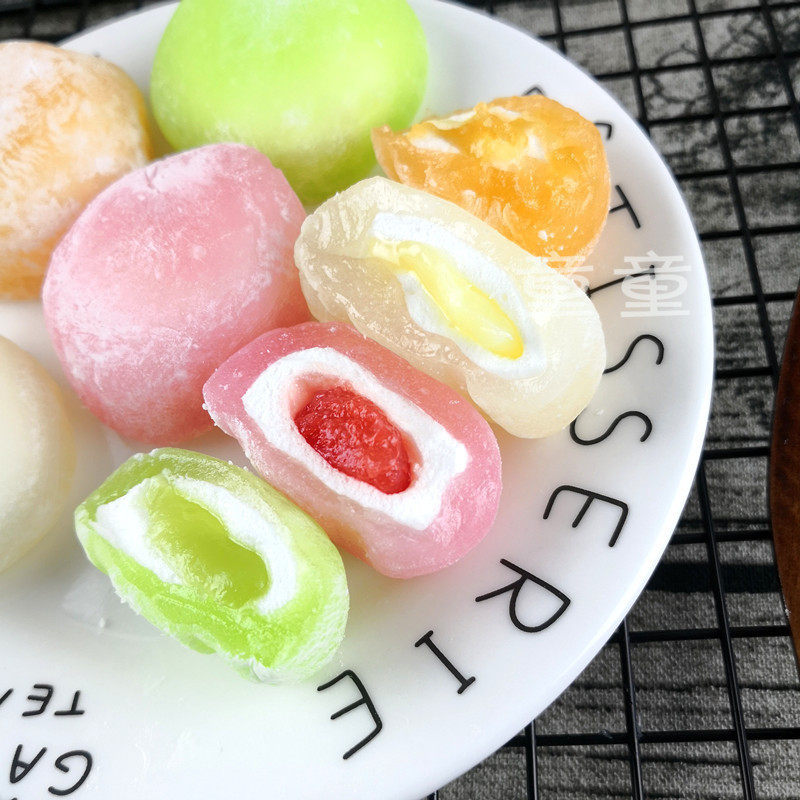 日本久保田大福日式点心草饼奶油哈密瓜味麻薯糯米糍果子8个装