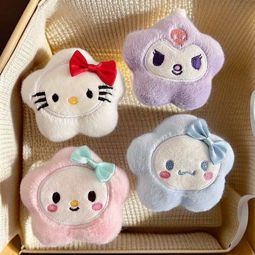 可爱卡通云朵猫咪窗帘装饰小饰品