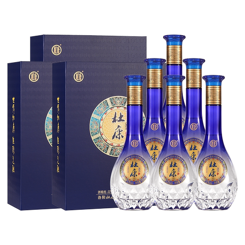 杜康盛世酒礼盒52度500ml*6瓶
