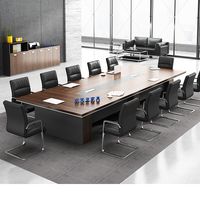 办公家具会议桌大小型培训洽谈长桌子现代简约长方形拼接桌椅组合