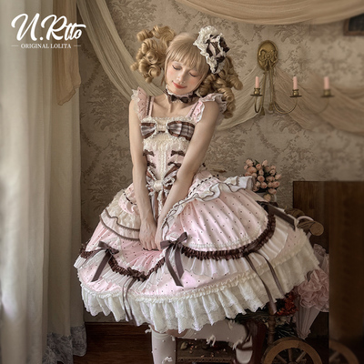 二团尾款|urtto原创生巧塔塔Lolita连衣裙蛋糕大裙摆华丽洛丽洋装