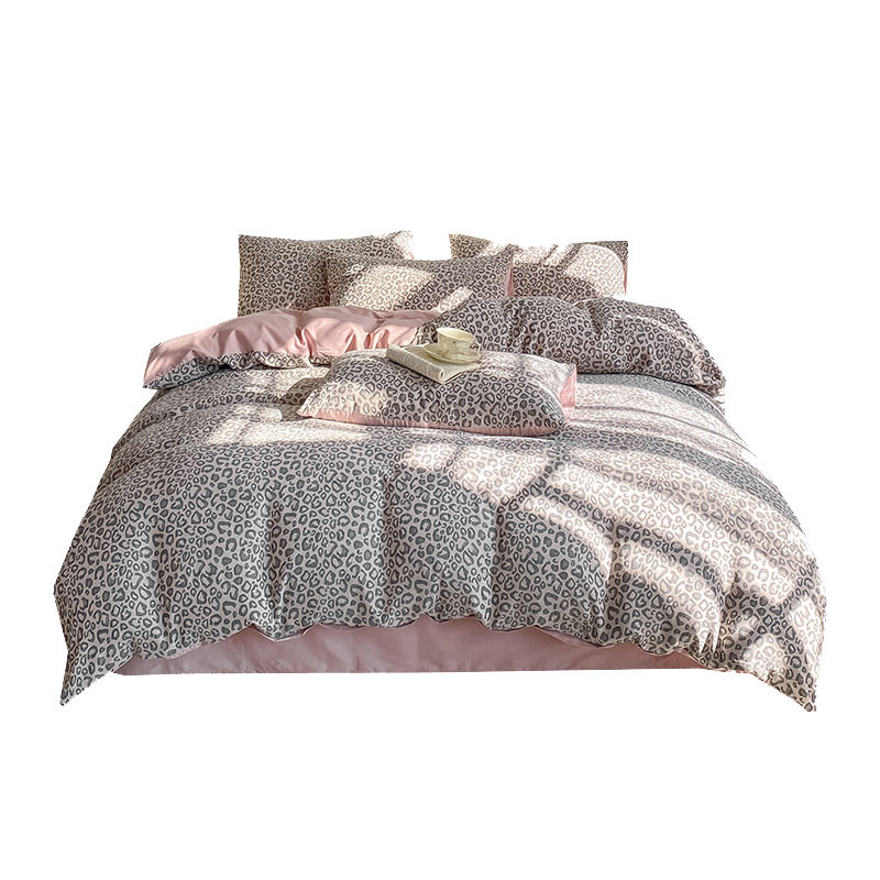 提花全棉四件套2025新款纯棉感床单被套三件套男,床上用品,床品套件/四件套/多件套,淘宝优惠券,粉丝福利购,淘宝优惠卷