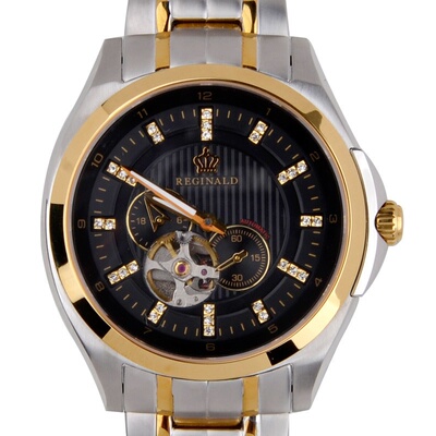 香港皇冠利吉奴Reginald 高档全自动机械男表大表盘男表手表腕表