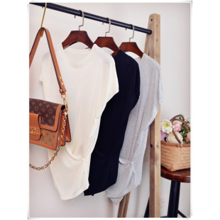 遮肚子提臀收腰 针织衫 年度最显瘦 轻盈天丝交叉款 墨渲臻品