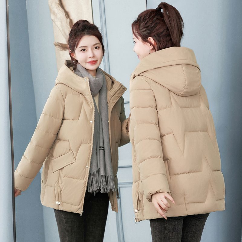 2024冬季大码棉衣女中长
