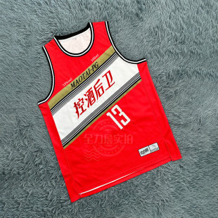 控酒后卫球衣密绣国潮创意创意篮球服定做比赛团购DIY升级网眼号