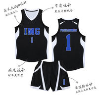 IMG University embroidered jersey custom close-knit version game basketball uniform Noah Farakan high-end DIY American narrow shoulder thumbnail 2