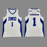 IMG University embroidered jersey custom close-knit version game basketball uniform Noah Farakan high-end DIY American narrow shoulder thumbnail 7