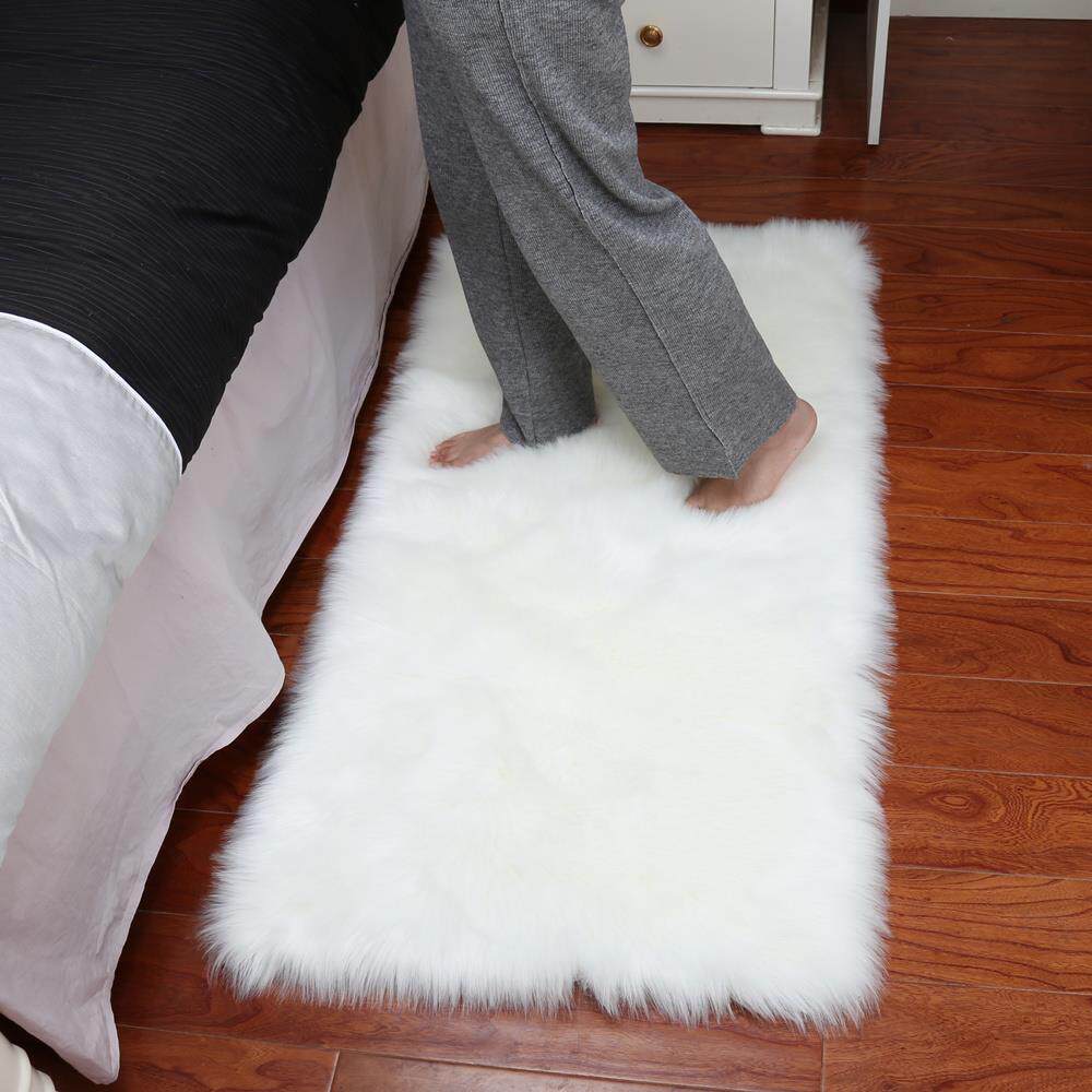 欧式客厅茶几长方形地毯满铺卧室牀边地毯榻榻米飘窗垫加厚长毛绒