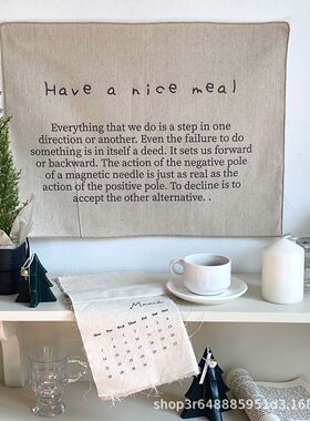 ins韩风小清新背景布背景挂布营造氛围感拍照道具装饰挂布英文diy