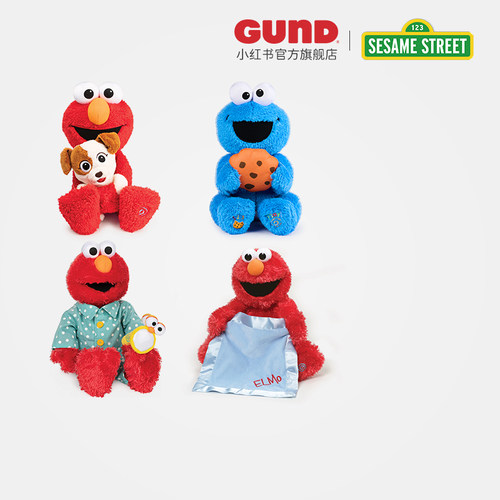 GUND芝麻街声动毛绒玩偶