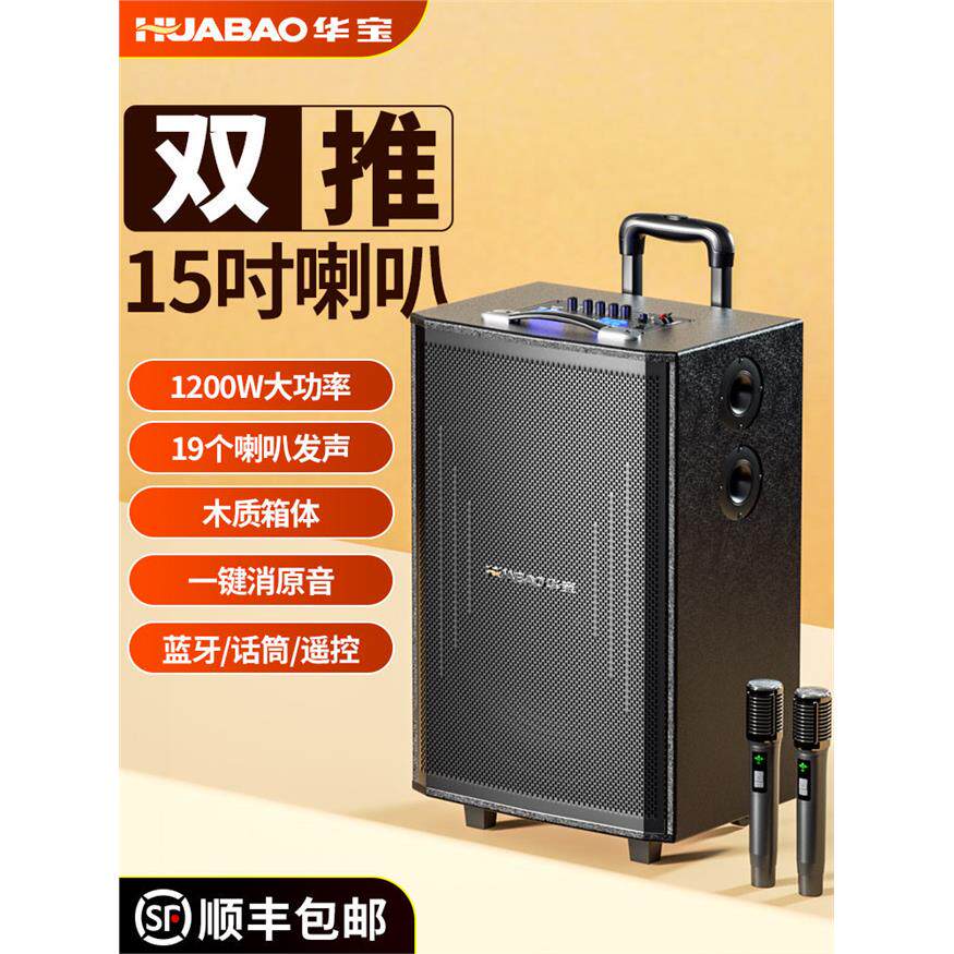 德国进口柏林之声广场舞音响户外k歌跳舞蓝牙大音量大功率拉杆音