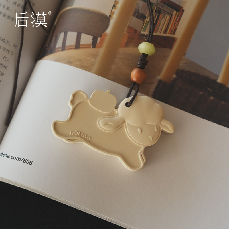 Homoo后漠原创设计可爱小马挂件扩香石礼盒汽车香薰中秋节日礼品