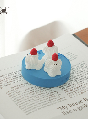 Homoo原创奶油狗扩香石装饰车载无火香薰淡香情人节礼盒生日礼物