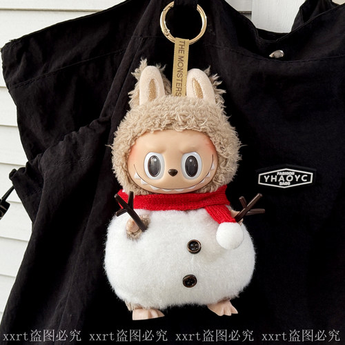 一二三代拉布布公仔雪人套装