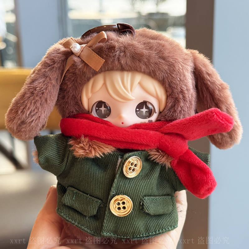 兔闪闪军大衣外套换装冬季