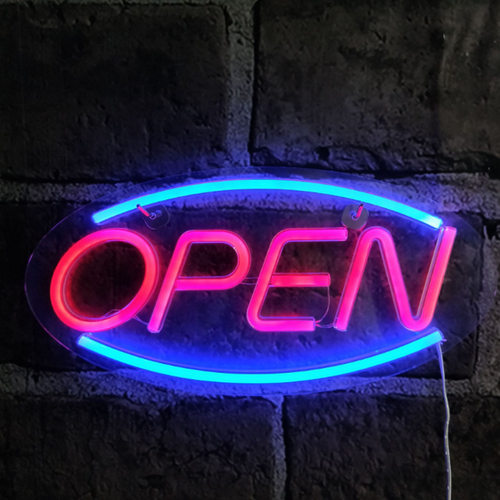 霓虹灯氛围灯Open店铺装饰灯