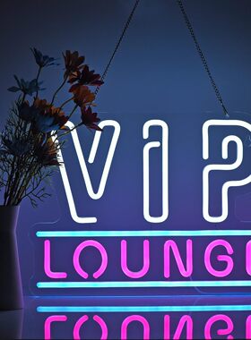 VIP Lounge Bada Bing  Nails 霓虹灯发光字亚马逊热销