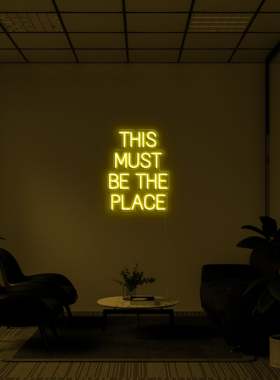 This Must Be The Place LED Neon Sign 霓虹灯发光字定制