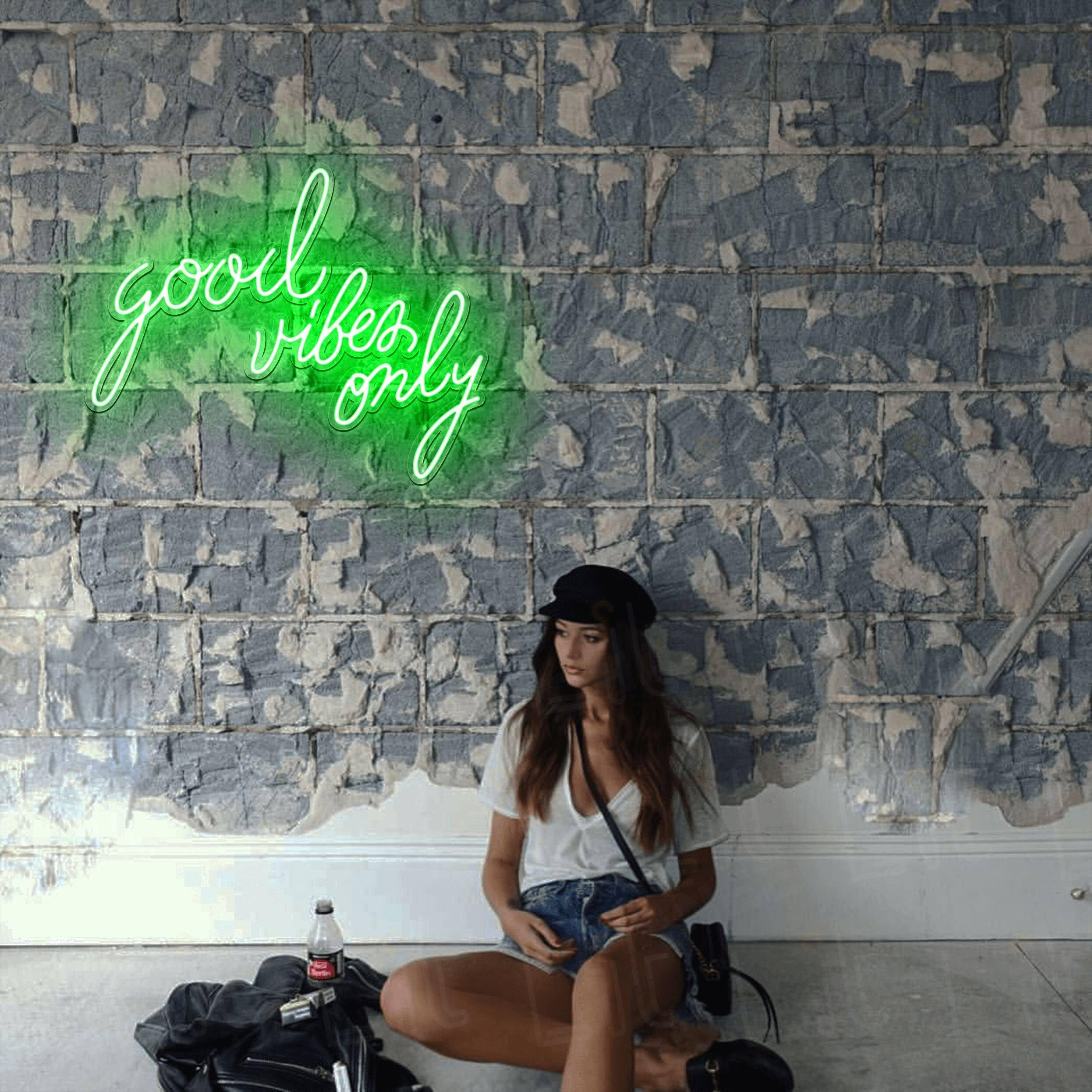 Dropshipping GOOD VIBES ONLY LED NEON SIGN灯霓虹灯发光字定制