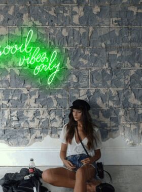 Dropshipping GOOD VIBES ONLY LED NEON SIGN灯霓虹灯发光字定制