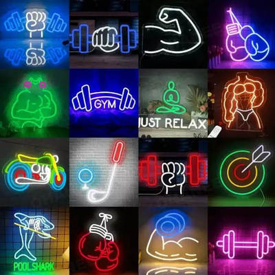 健身房体育装饰灯造型霓虹灯