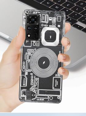 适用荣耀V40塑料后盖YOK-AN10手机电池盖替换盖板外屏后壳背屏