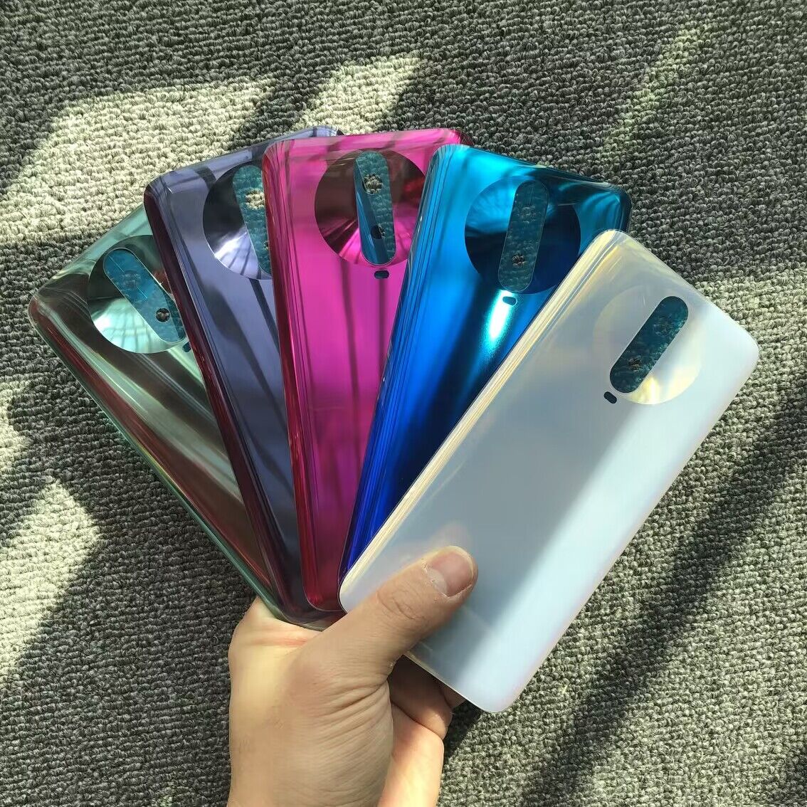 适用红米K30 ultra后盖K30至尊版玻璃外壳手机电池盖后屏替换透明