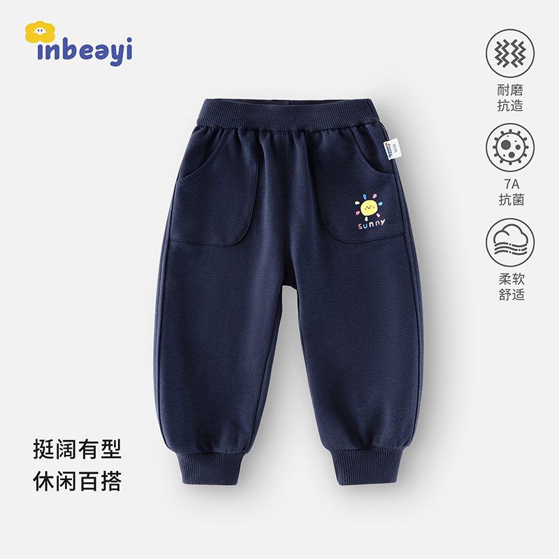 婴幼儿春秋款耐磨卫裤图片