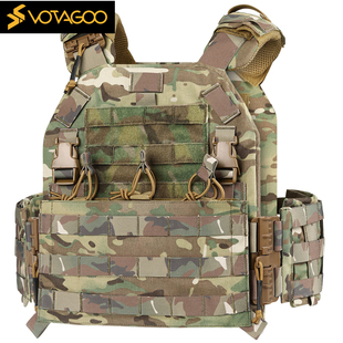 VOTAGOO V5轻量化战术背心6094全套负重防护马甲迷彩快拆防弹 LBT