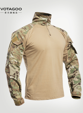 VOTAGOO 原品Multicam面料 G3战斗T恤作训服男军迷彩户外蛙服上衣