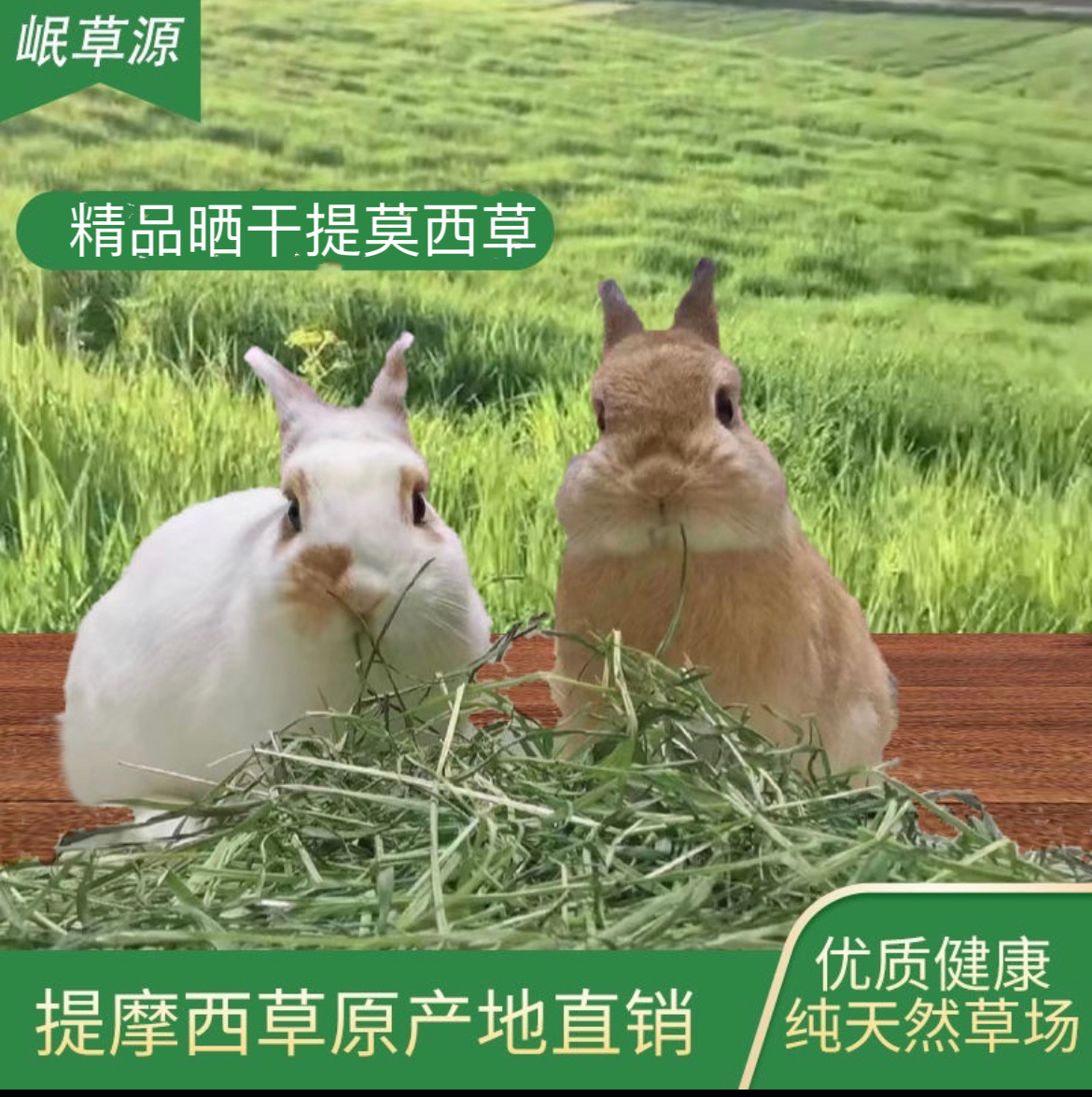 24年晒干头茬特级提摩西草干草