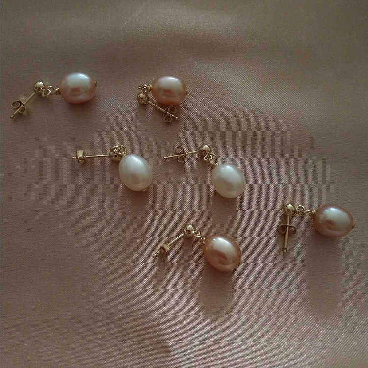 不褪色洗澡可戴 原创复古水滴造型天然珍珠耳钉14k包金耳环小耳坠,饰品/流行首饰/时尚饰品新,耳环,淘宝优惠券,粉丝福利购,淘宝优惠卷