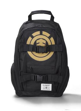 美国ELEMENT专业滑板包街头风34L大容量双肩包牛津高密度耐磨书包