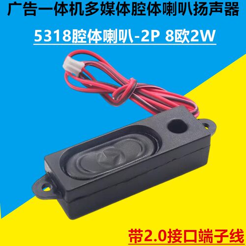 原装正品5318腔体喇叭-2P 8欧2瓦广告一体机多媒体腔体喇叭扬声器