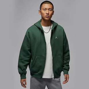 NIKE耐克外套男春季Jordan宽松连帽衫加绒运动夹克外套IB7232-323