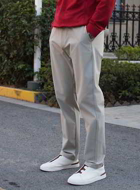 ReMake 春夏commission 休闲商务四面弹力长裤