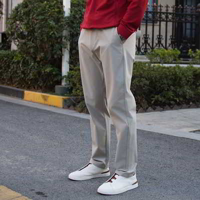 ReMake 春夏commission 休闲商务四面弹力长裤