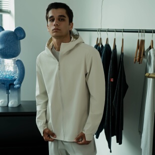 男士户外防水防风百搭休闲夹克连帽外套