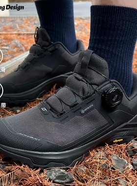 ReMake“界山城市通勤快速旋钮防水鞋”低帮耐磨防滑登山徒步鞋