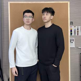 ReMake “双面鹅绒圆领长袖”打底百搭长袖男士拒水90鹅绒打底